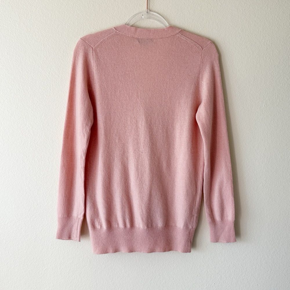 J Crew With Cashmere Wool Blend Pink Button Down Cardigan - Picture 6 of 10